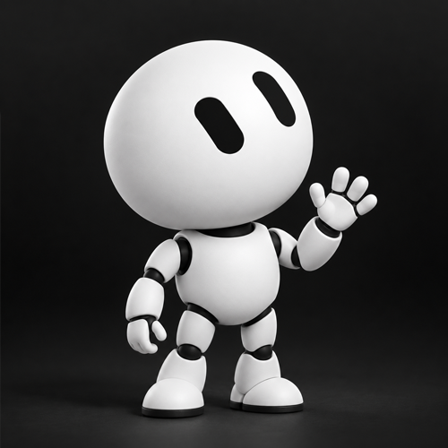 GrokBot waving hello